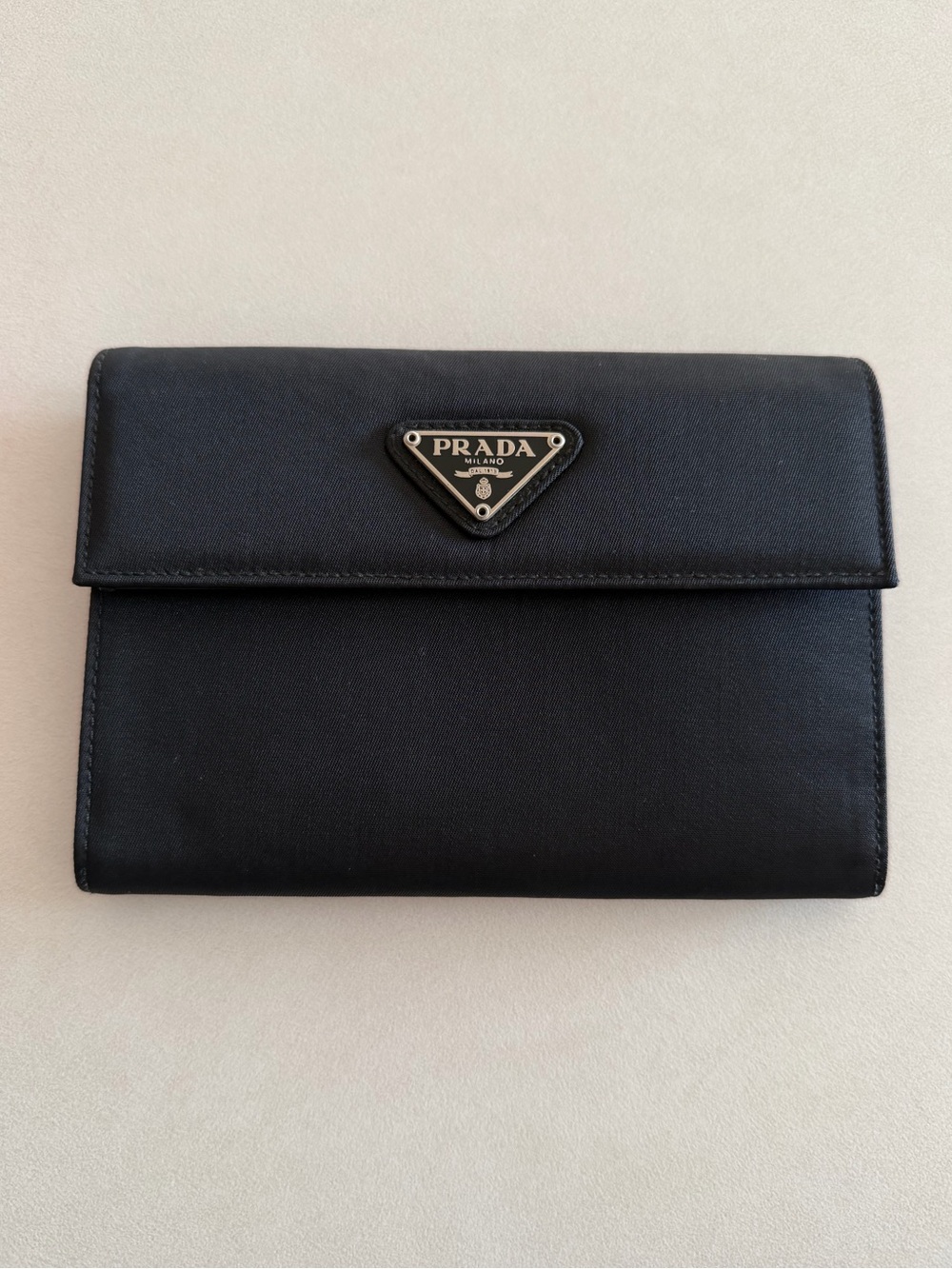 Prada Black Nylon Wallet